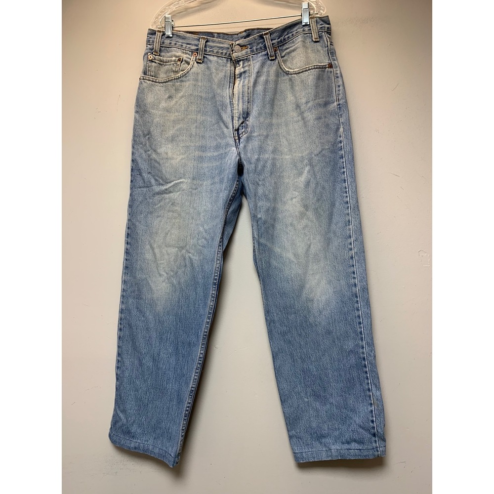 Levi's 550 Relaxed Fit Jeans Mens 36x30 Blue Excellent Vintage Made in‎ Canada